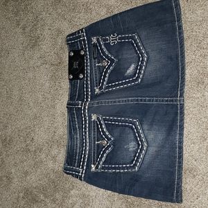 Miss me denim skirt size 28